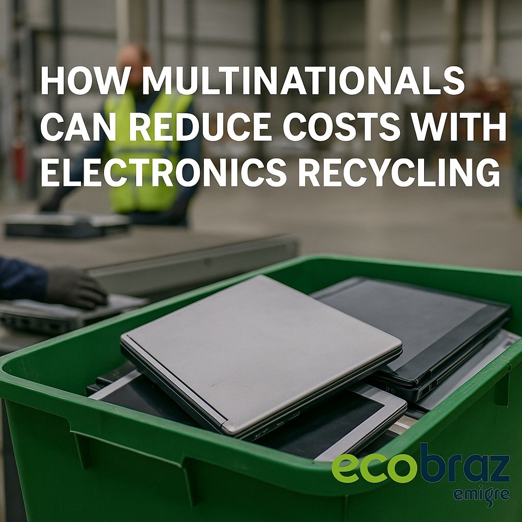 Como multinacionais podem reduzir custos com reciclagem de eletrônicos