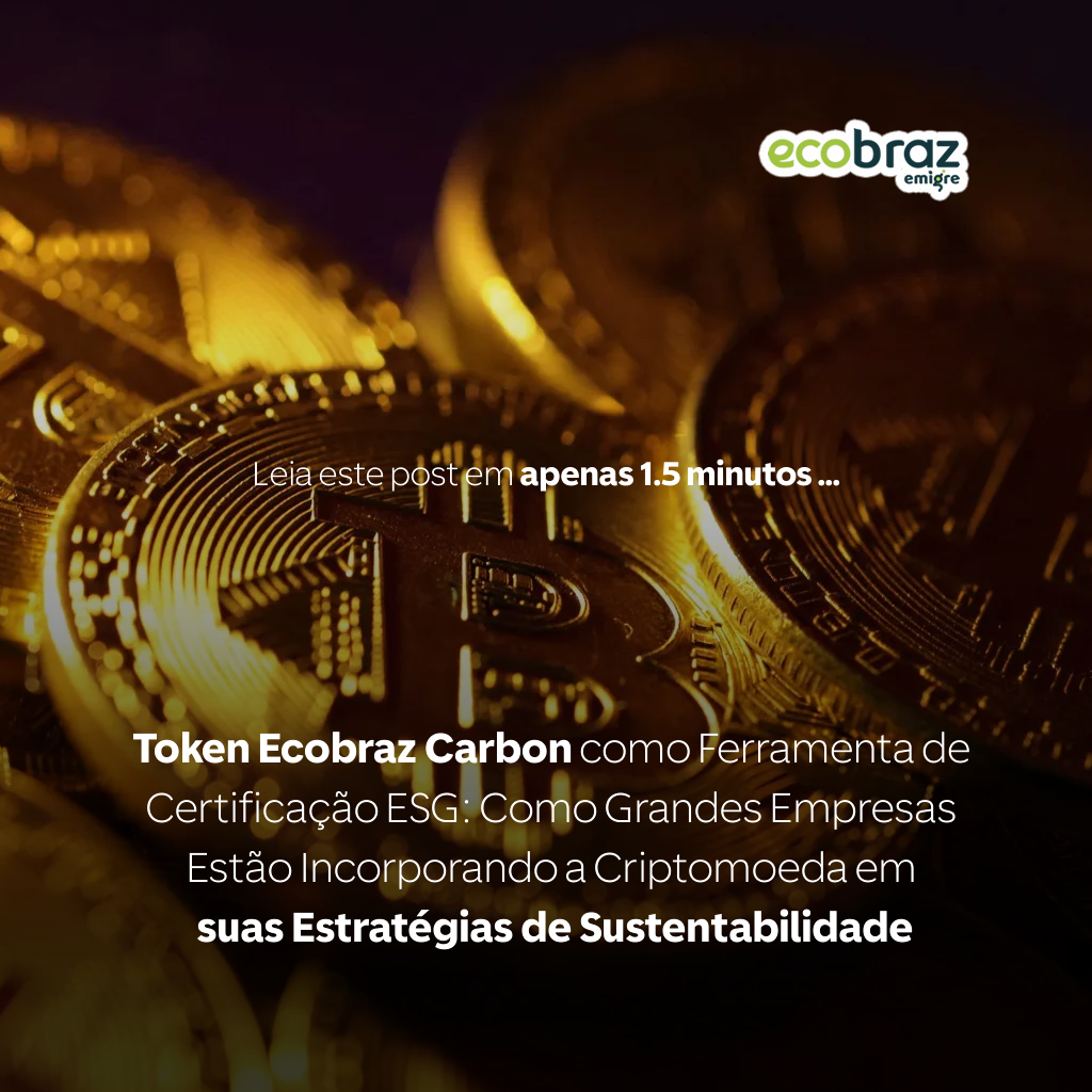 Token Ecobraz Carbon como Ferramenta de Certificação ESG: Como Grandes Empresas Estão Incorporando a Criptomoeda em suas Estratégias de Sustentabilidade