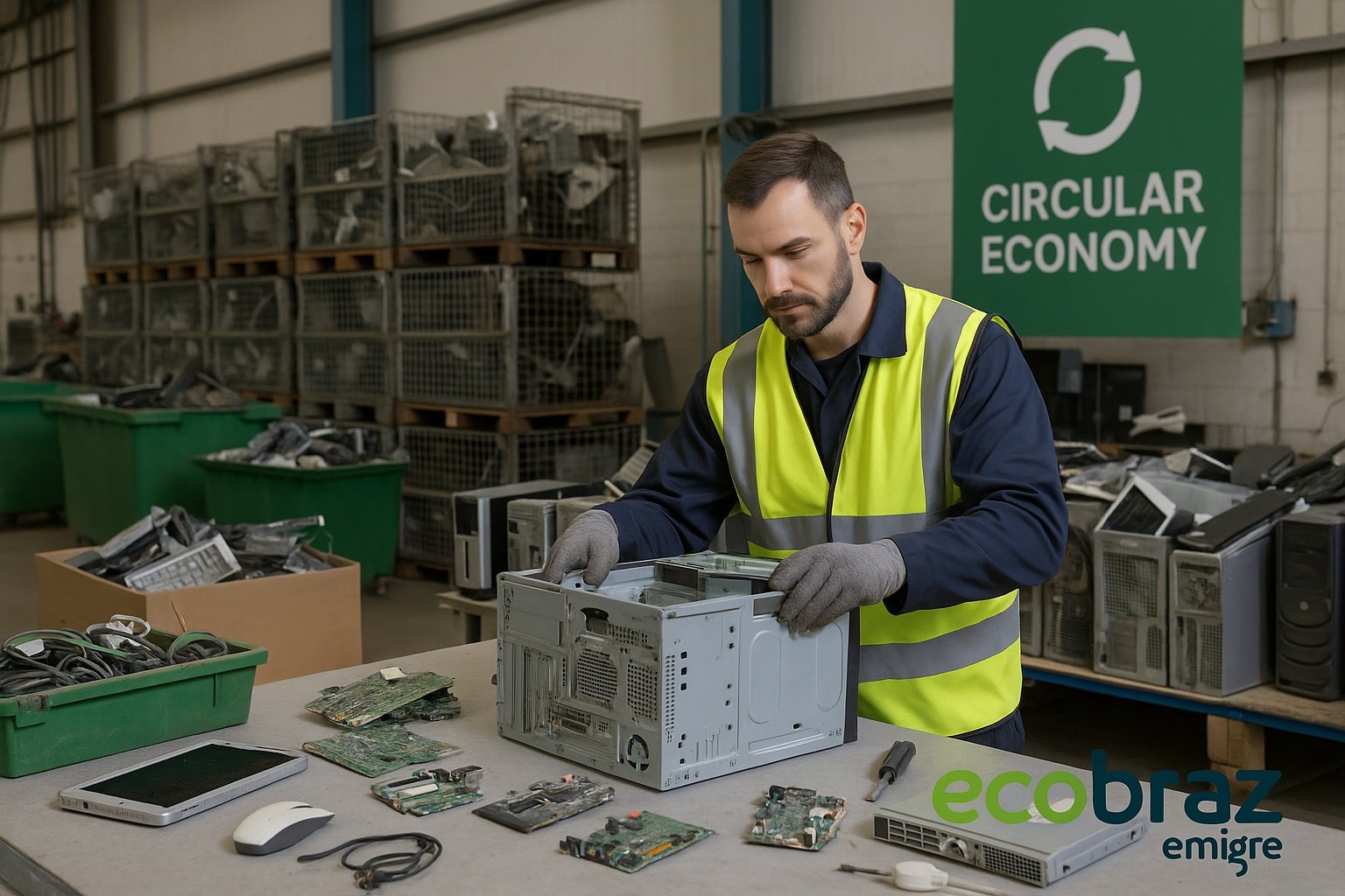 Economia circular aplicada à reciclagem de eletrônicos